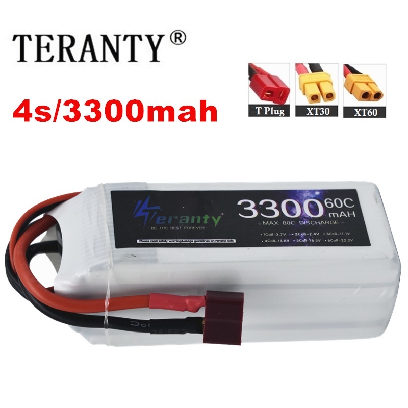 Drone Racing Battery - Bateria recarregável lipo 4S 3300mah 60c
