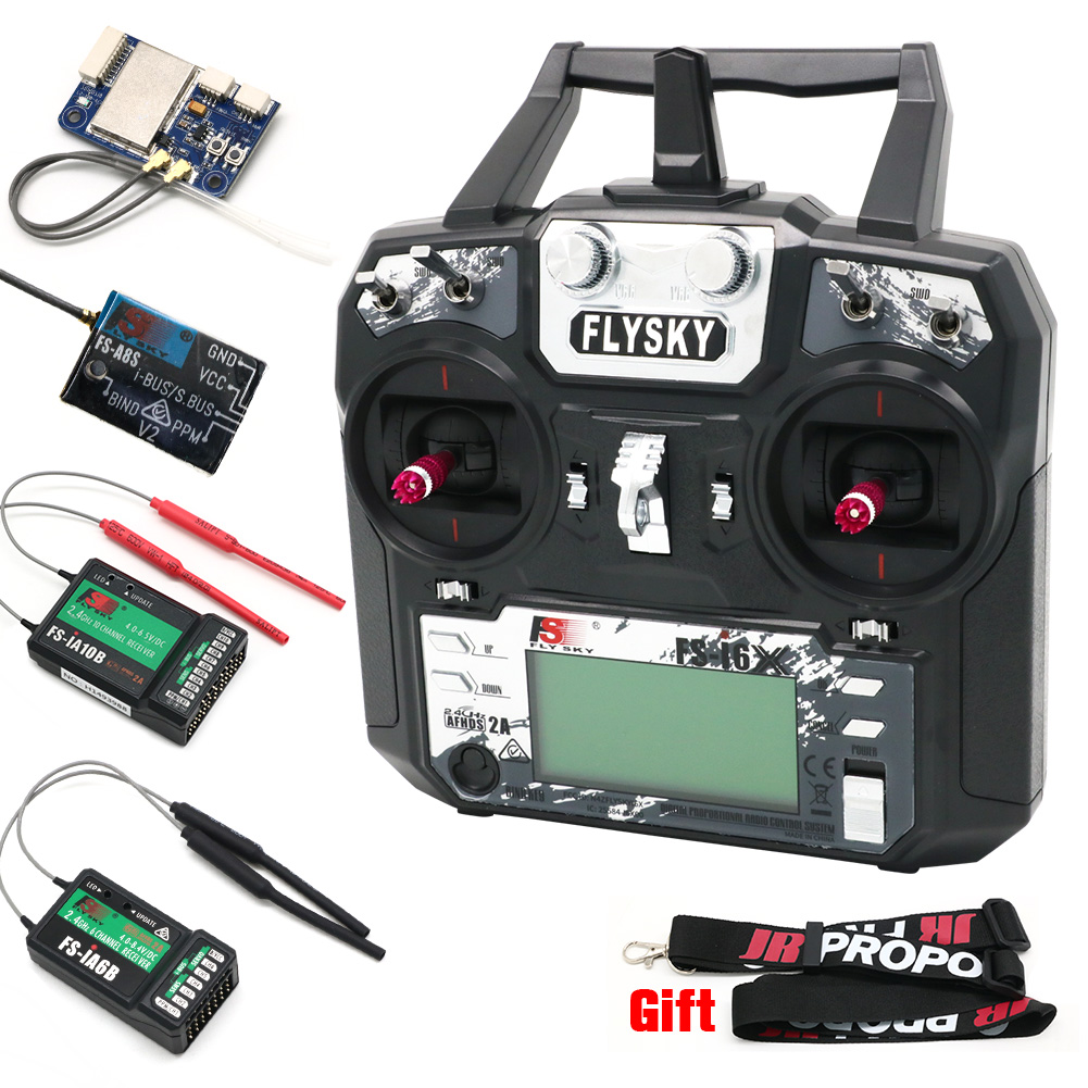 Drone Racing Transmitter - Flysky FS-i6X fs i6x 10ch 2.4ghz