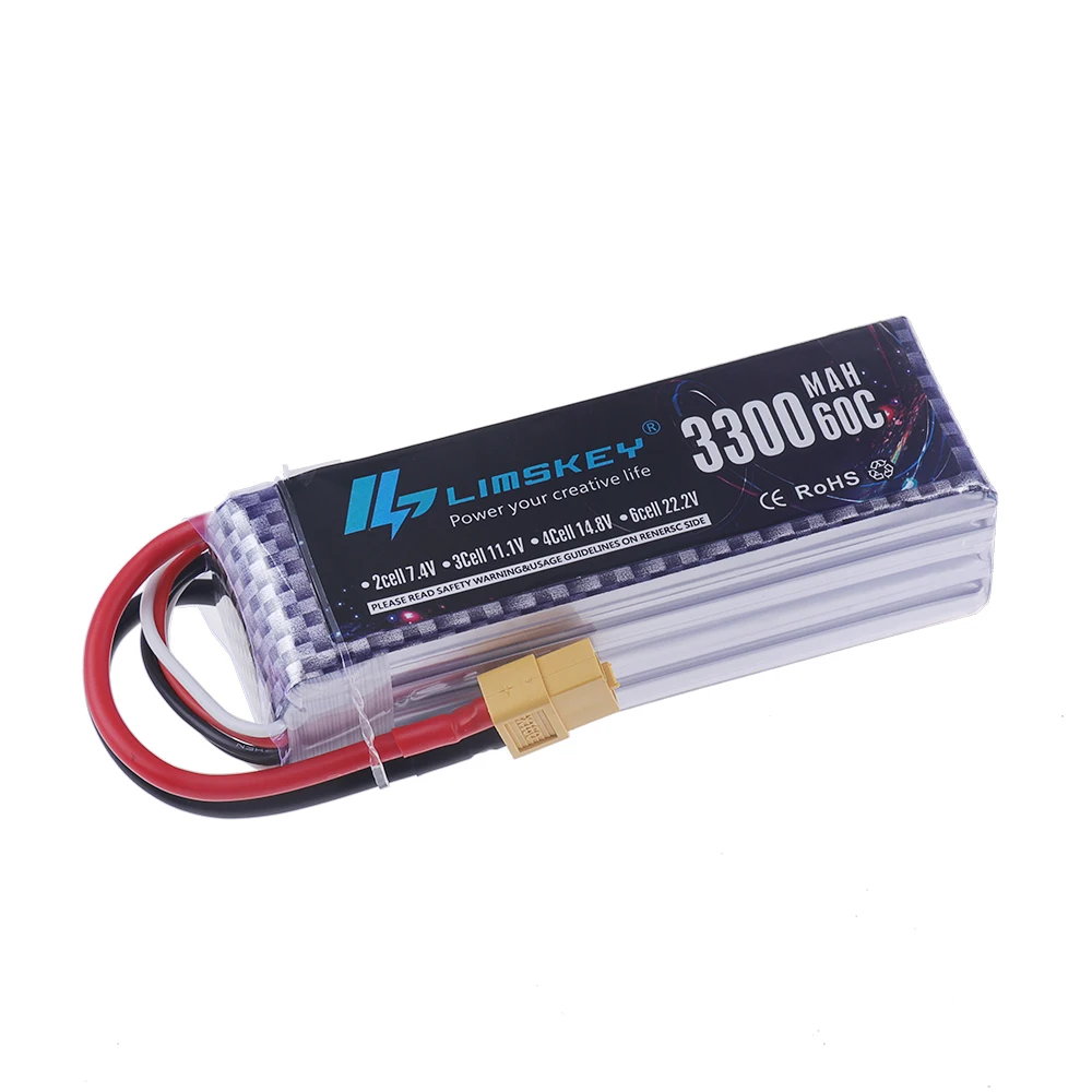 Bateria LiPo 4S 14.8V 3300mAh  - Drone Racing Battery avaliação e preço