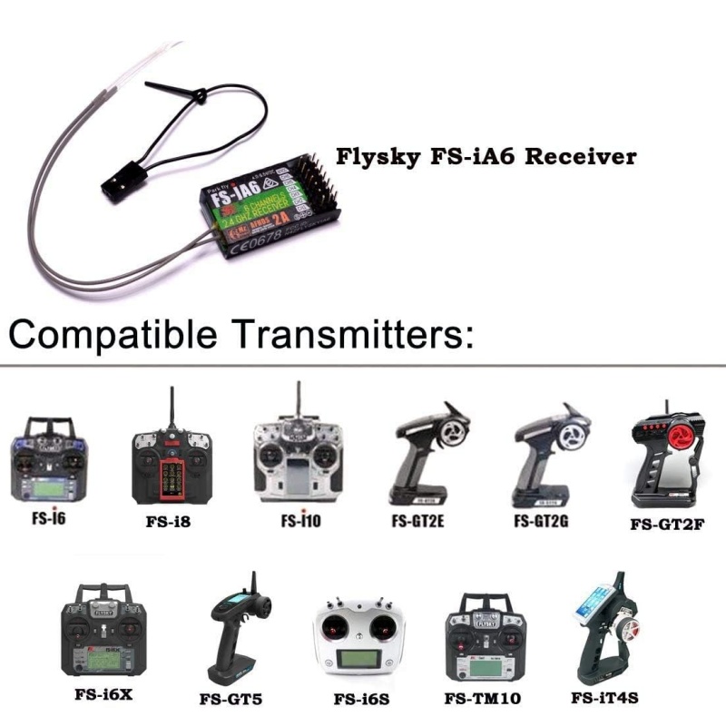Flysky FS-IA6 Receptor 6CH Ant - Drone Racing Antenna avaliação e preço
