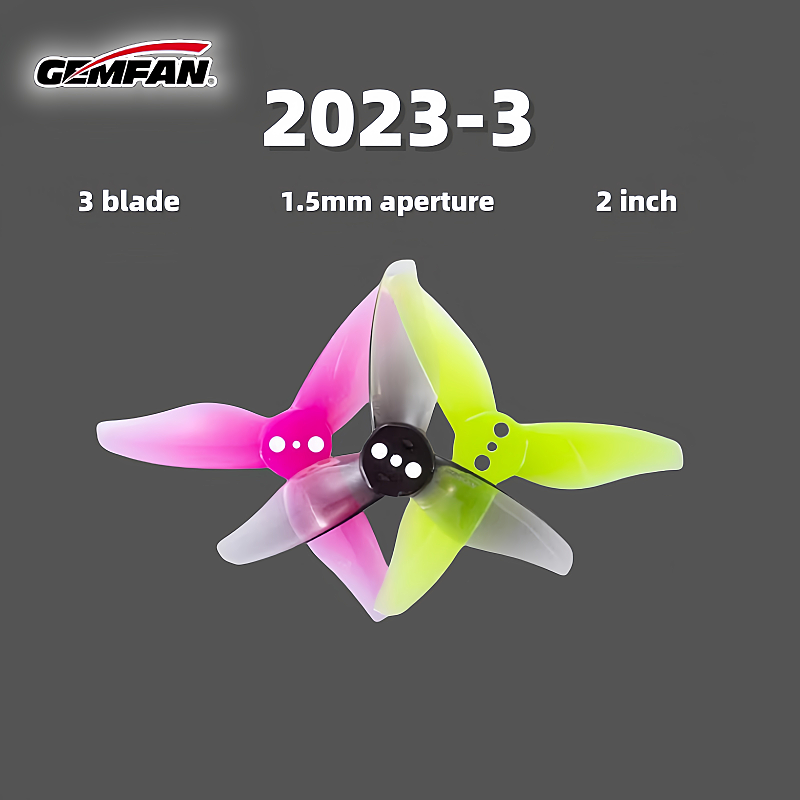 Gemfan 2023 hélice de três lâm - Drone Racing Gate avaliação e preço