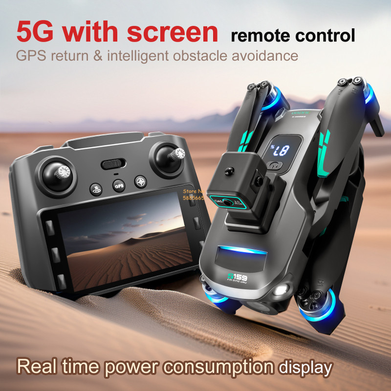 8k câmera dupla 5g wifi fpv co - Drone Racing Camera avaliação e preço