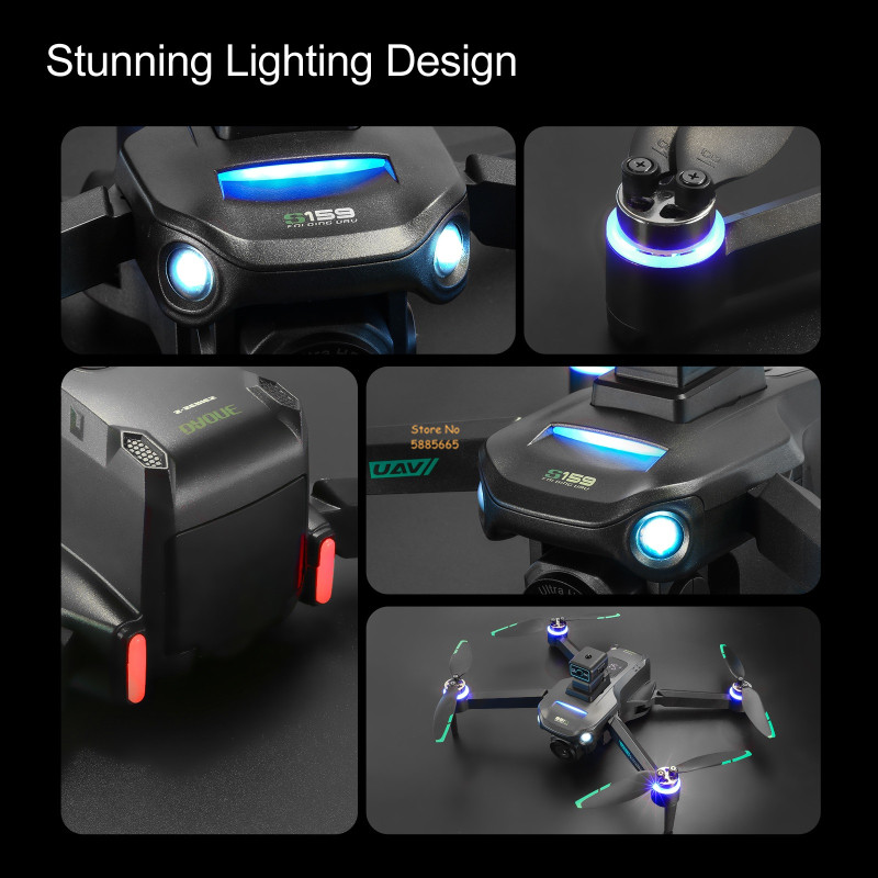 8k câmera dupla 5g wifi fpv co - Drone Racing Camera avaliação e preço