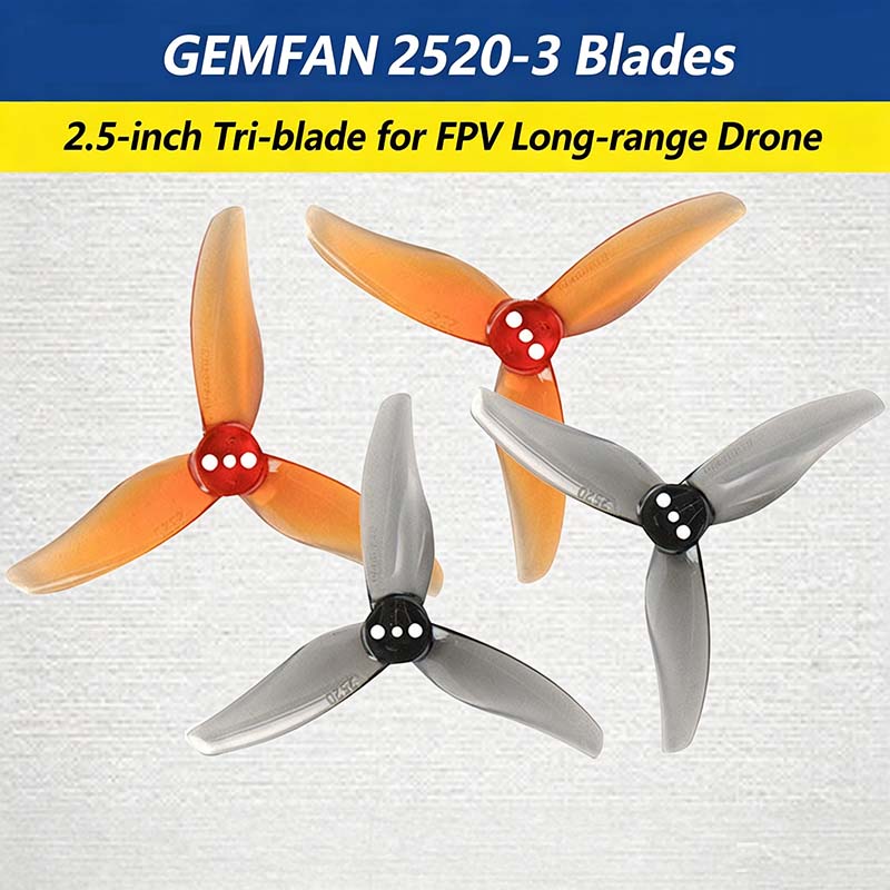 Hélice Gemfan Hurricane 2520-3 - Drone Racing Propeller avaliação e preço