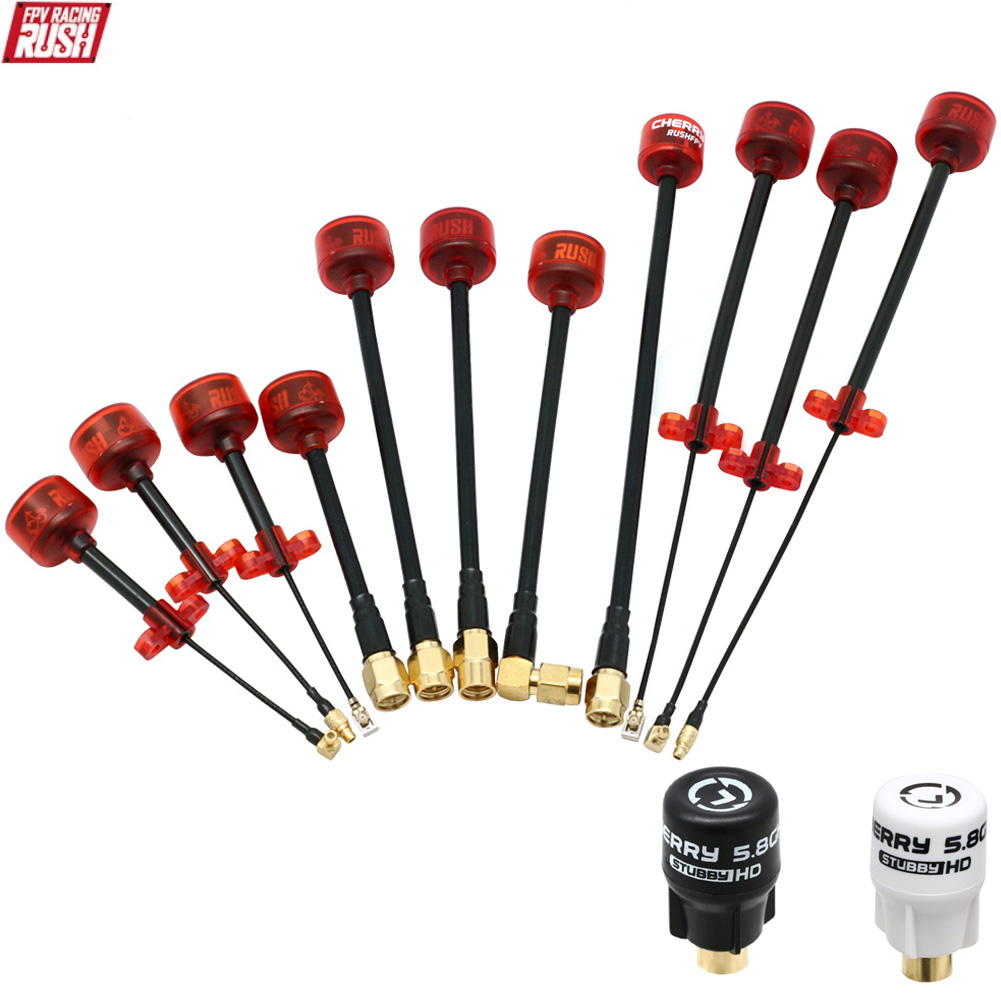 Rush cereja fpv 5.8g antena lh - Drone Racing Antenna avaliação e preço