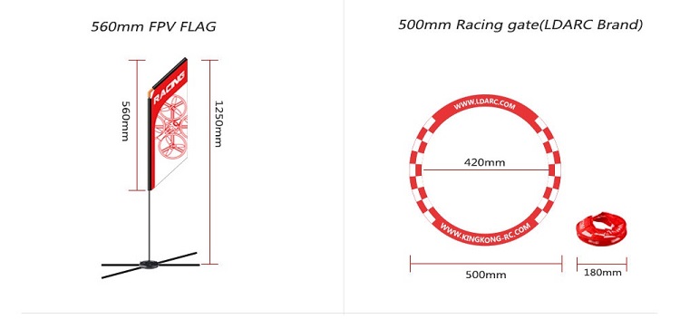 Drone FPV Racer de 560mm com B - Drone Racing Gate avaliação e preço
