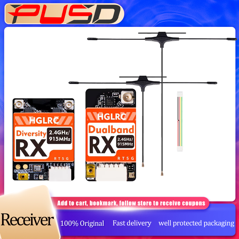 Receptor HGLRC Dual-band True  - Drone Racing Receiver avaliação e preço