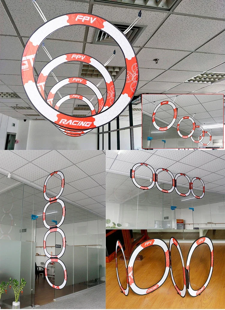 Ldarc 765mm círculo portão de  - Drone Racing Flag avaliação e preço
