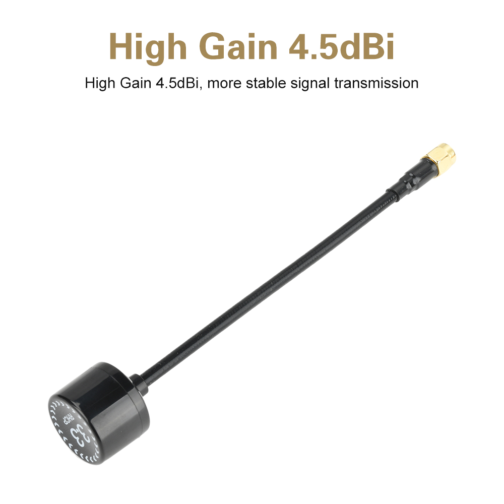 Antena FPV de 3.3GHz 4.5dBi co - Drone Racing Antenna avaliação e preço